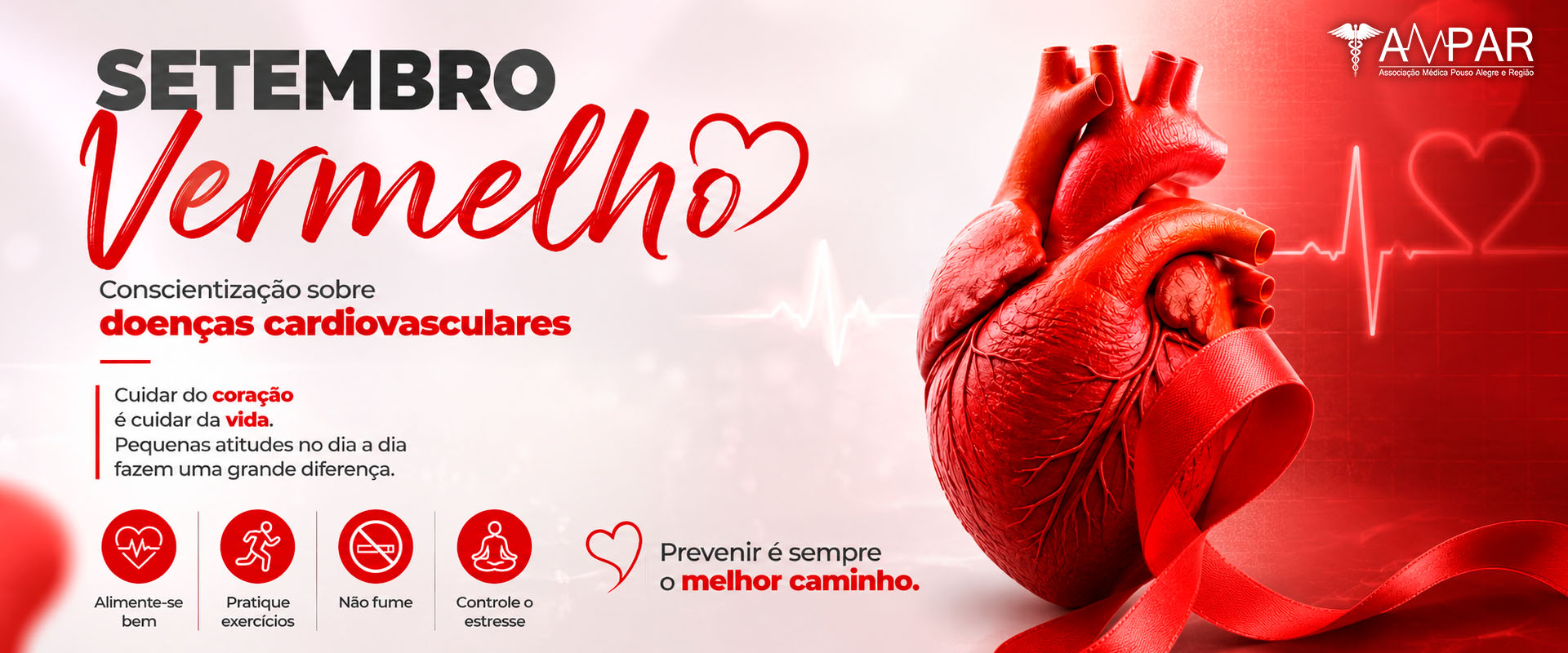 11 - Setembro Vermelho Conscientização sobre doenças cardiovasculares 1920x800